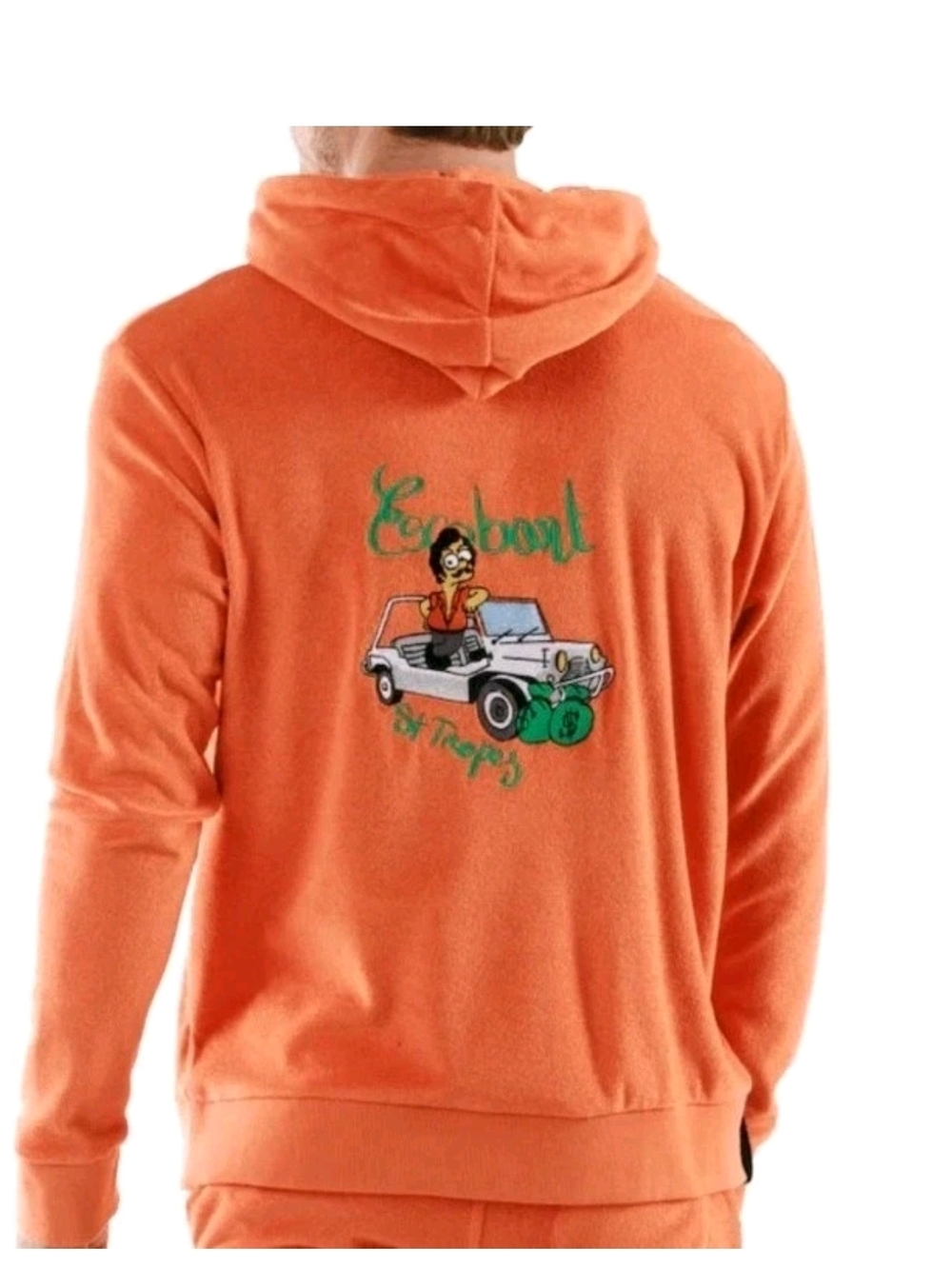 BAIN DE MER TERRY EcoBart Orange Hermes 2XL Luxury Towellig Boheme Hoodie